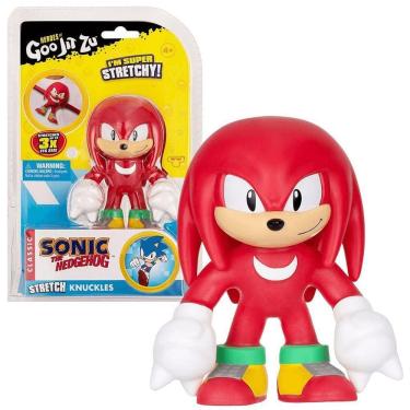 Imagem de Goo Jit Zu Knuckles Boneco Elástico 12Cm Sonic The Hedgehog