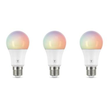 Imagem de Kit 3 Lâmpada 10W Led Smart Tramontina Wi-Fi Bluetooth Rgbw