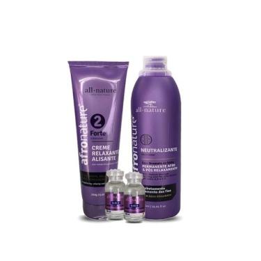 Imagem de Kit Afronature Neutra + Relaxante N2 + 2 Ampolas All Nature