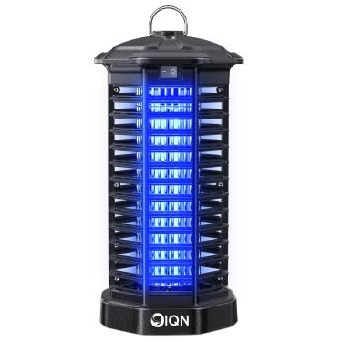Imagem de IQN Mata-Insetos para Ambientes Externos, Mata-Mosquitos Elétrico Plug-In com Luz de 15 W E Rede Elétrica de 4200 V E Interruptor Liga/Desliga, Armadilhas E Mata-Mosquitos para Ambientes Internos, Coz