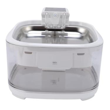 Imagem de Fonte de água para Gatos de 4,5l, Filtragem de Circulação Silenciosa, Tigela de Aço Inoxidável Recarregável, Fonte de água Automática para Cães e Gatos (Pssoppgid2mcurnw-12)