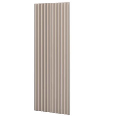 Imagem de Painel Ripado De Madeira Para Sala Quarto 89x250cm Bairon D03 Fendi - Lyam Decor