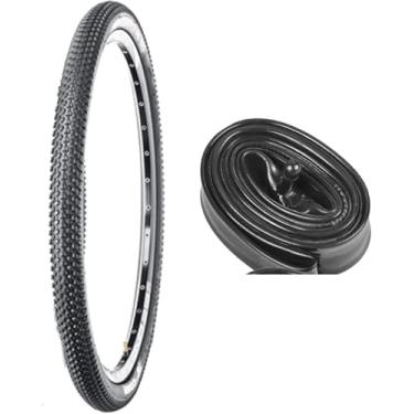 Imagem de 1 Pacote De Pneus De Bicicleta D Tubos Conjunto 24/26 / 27,5 X 1,95, 27,52/29 X 2,1 Pneu De Bicicleta Com Tubos De Pneus De Ciclismo De Montanha, 27.5 * 2.1