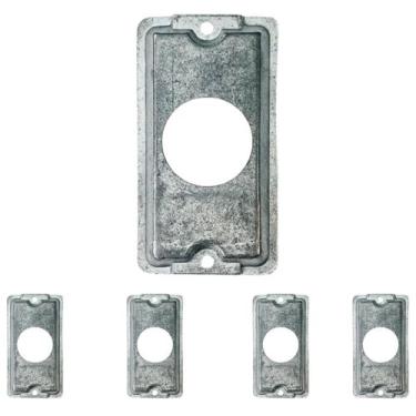 Imagem de 5 Placa Condulete 3/4 Alumínio Sieg Para Tomada Redonda