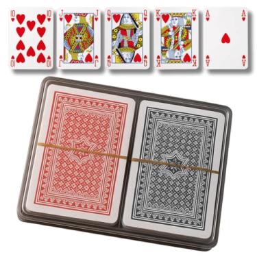 Imagem de Baralho Tradicional Cartas 100% Plastificado Para Pife Poker Truco 21 Paciência Blackjack Cacheta