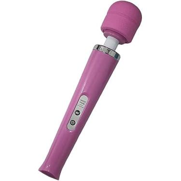 Imagem de Vibrador Recarregável Varinha Mágica Silicone USB Cor:Rosa