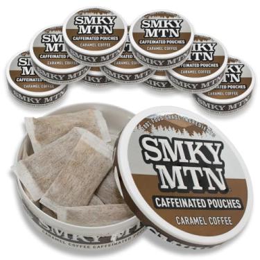 Imagem de Smokey Mountain Sacos de cafeína – sem café – sem tabaco e sem nicotina – caixa com 10 latas – 15 saquinhos por lata