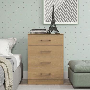 Imagem de Armário Gaveteiro Multiuso 55x93cm Mdp 2007 Menu Móveis Carvalho