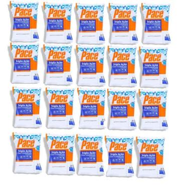 Imagem de kit20 Pastilha de Cloro Pace Tripla Ação 200g HTH P/ Piscina