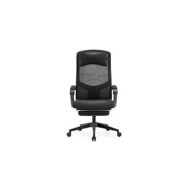 Imagem de Cadeira Rise Mode Office 08, Até 100Kg, Ajustável, Nylon, Preto - RM-CO-08-BK