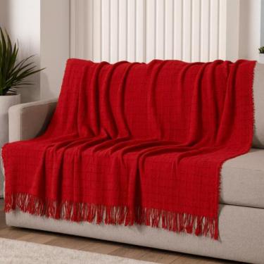 Imagem de Manta Xale Decorativa Sofá 100% Algodão  Toque Macio  Moderna e Aconch