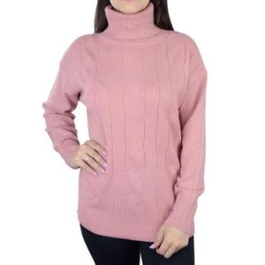 Imagem de Blusa Feminina Facinelli By Mooncity Gola Alta Nude - 650983-Feminino