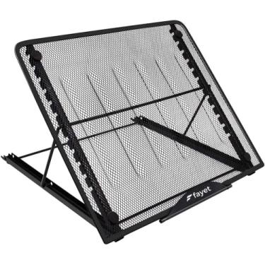 Imagem de Fayet Suporte de almofada de luz ajustável de versão grande, suporte com 12 pontos angulares para artista XP-Pen, compatível com notebooks de 10 a 17 polegadas, monitor de desenho/quadro de luz Huion