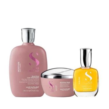 Imagem de Kit Moisture Shampoo, Máscara e Cristalli Liquid - Alfaparf - Alfaparf