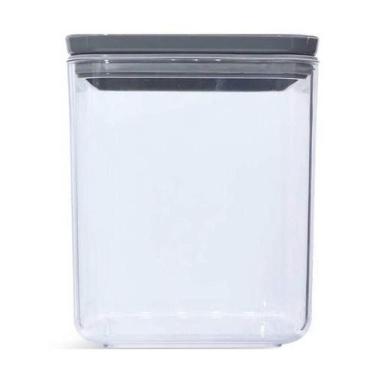 Imagem de Porta Mantimentos Hermético Pequeno Cristal 1L Pote para Alimentos Qua