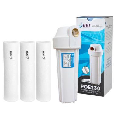 Imagem de Filtro Caixa Dagua Poe Polipropileno + 3 Refil Extra - BBI