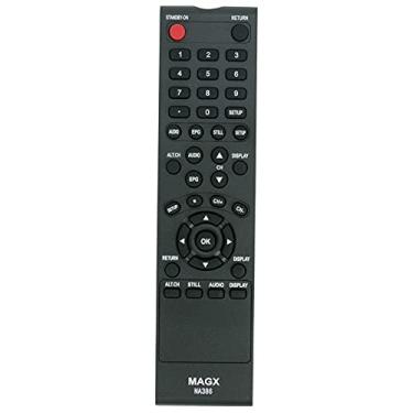 Imagem de Suporte de controle remoto de substituição NA386 NA386UD RTNA386UD para conversor de TV Magnavox DTV Conversor digital para analógico TB110MW9 TB100MW9 TV110MW9 TV110MW9 TB100HW9 TB110MW9A