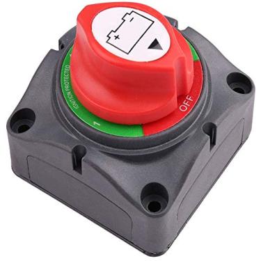 Imagem de Precision Auto Products Interruptor de Desconexão de Bateria Marítima- Interruptor de Corte Mestre de Posição Liga/Desliga Premium- 6 V 12 V 24 V 48 V- Bateria para Barco, Quadrici (1-2-1&2-Desligado)