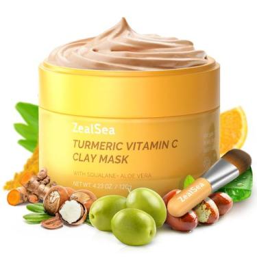 Imagem de Máscara Facial de Argila ZealSea com Vitamina C e Açafrão - 120ml