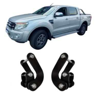 Imagem de Kit Alívio Ranger 2020 2021 2022 2023 2024 Aço Carbono Preto - C&K