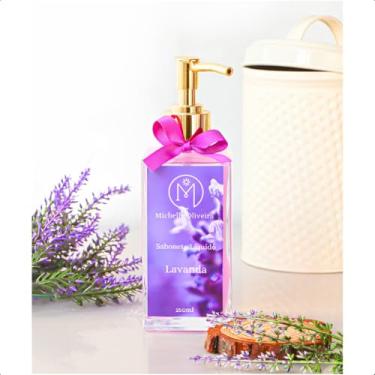 Imagem de Sabonete Líquido Artesanal Lavanda 250ml – Para mãos e corpo, Perfumado e Hidratante, Ideal para Lavabo