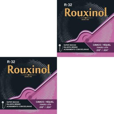 Imagem de Kit 2 Encordoamento Cavaquinho Tensão Leve “0.24 R32 Rouxinol