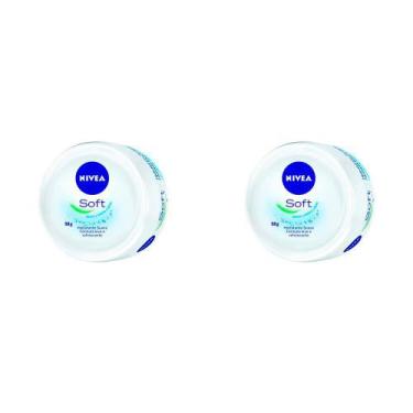 Imagem de Kit 2 Und Creme Nivea Soft Intense Pote 98g