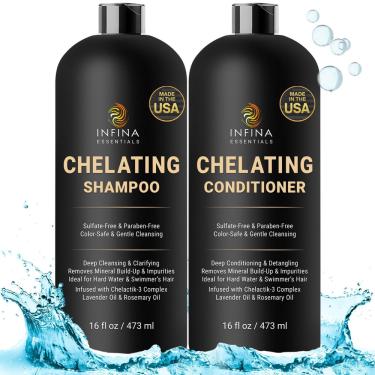 Imagem de Conjunto de shampoo e condicionador infina essentials Chelating