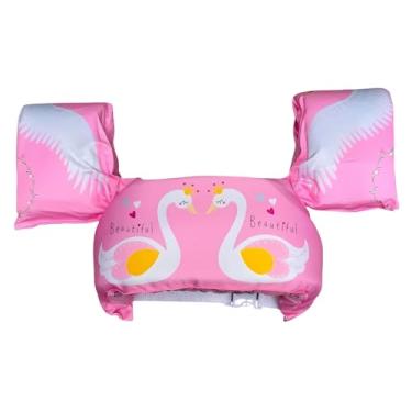 Imagem de Boia Salva-Vidas Colete Infantil, Não Fura, Segurança para Praia e Piscina, Ajustável para Crianças de 1 Ano (ou 8kg) até 25kg (Cisne)