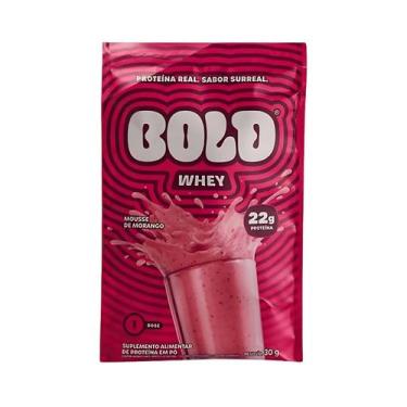 Imagem de Bold Whey Mousse de Morango 22g Proteína - Sachê 30g