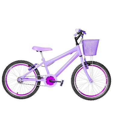 Imagem de Bicicleta Infantil Feminina Aro 20 Aero Cor Lilás E Violeta