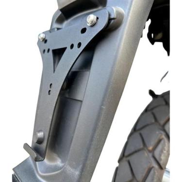 Imagem de Suporte Reforço Universal Placa Moto Sem Kit de Fixação Bráz - Bráz Ac