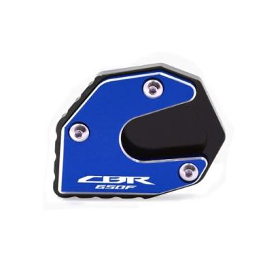 Imagem de Acessórios para motocicletas Placa de extensão para descanso lateral, placa ampliadora, suporte para descanso lateral, para CB650F CBR650F CB500F CB500X NC700D
