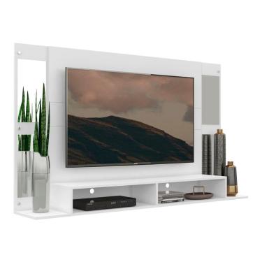 Imagem de Painel TV 60´´ Suporte e Nichos Tókio Multimóveis Branco