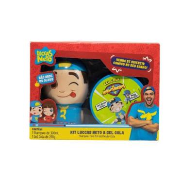 Imagem de Cia da Natureza Luccas Neto Kit 3D Shampoo 3 em 1 Gel Fixador Cola - C
