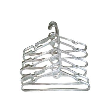 Imagem de Kit De Cabides Com 12 Peças Na Cor Transparente - Adulto