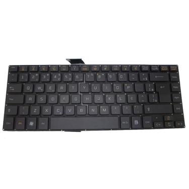 Imagem de Teclado para notebook para LG P430 2B-02403C200 P430-G P430-H P430-K P430-L P435 P435-P P435-K P435-G Brasil BR Preto Novo