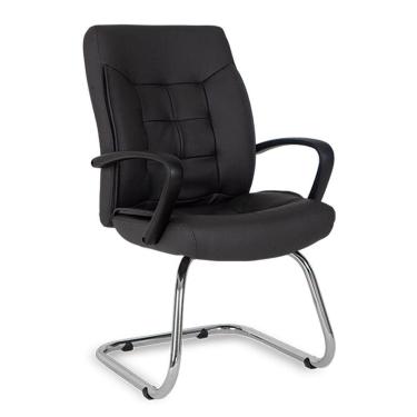Imagem de Cadeira Para Sala De Reunião de Escritório Gênova Preto