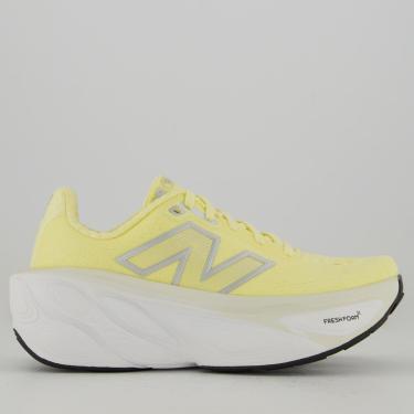 Imagem de Tênis New Balance Fresh Foam X More V5 Feminino Amarelo-Feminino