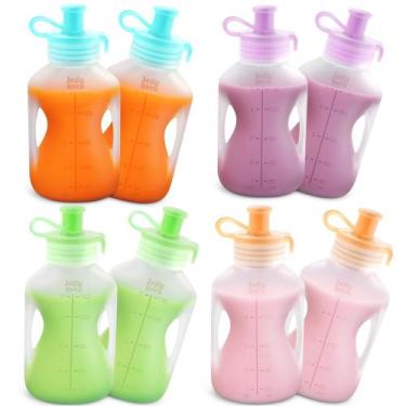 Imagem de Bolsas de silicone para comida para bebês Jelly Ruru, pacote com 8, 15