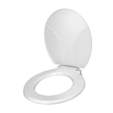 Imagem de Assento Sanitário Tampa De Vaso Oval Branco