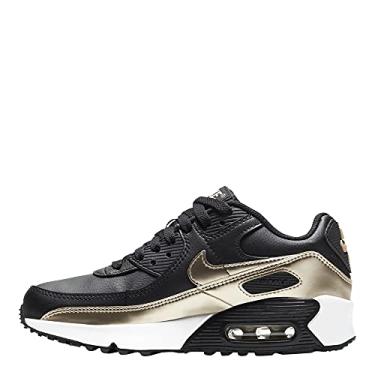 Imagem de Nike Tênis masculino Air Max 90 LTR, Preto dourado metálico, 20