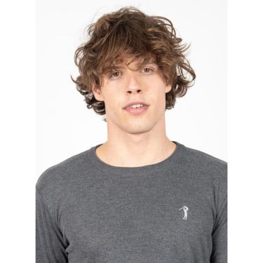 Imagem de Suéter Aleatory Gola Careca Way Chumbo Mescla-Masculino