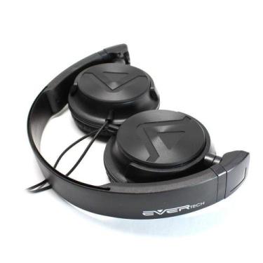 Imagem de Headfone com Fio e Microfone DJP2 1.2M EVHP-20M - Evertech
