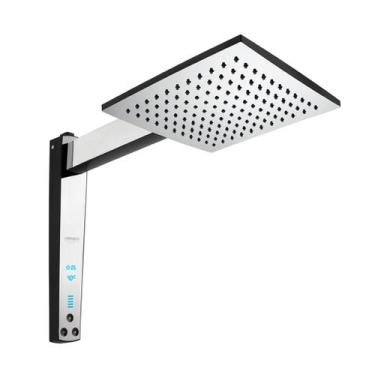 Imagem de Chuveiro Ducha Acqua Century Digital 220v 7500w Preto Cromado Lorenzet