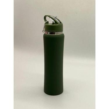 Imagem de Garrafa Térmica MS-924 700ml com Chaveiro - Rayson, Verde Militar