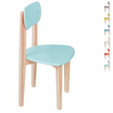 Imagem de Cadeira Infantil Resistente e Segura em Madeira Maciça - PoloShop.com,