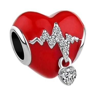 Imagem de Pingente De Estetoscópio Em Prata Esterlina 925 Para Pulseira, Joias P