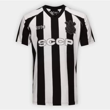 Imagem de Camisa Corinthians 1910 Listrada Dry Oficial Licenciado-Masculino