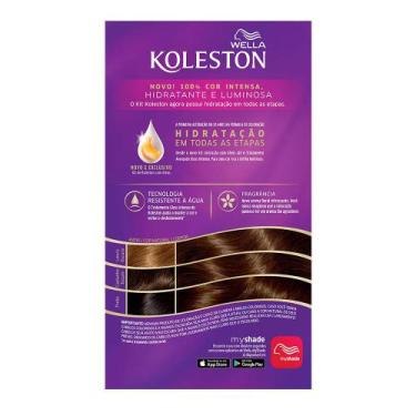 Imagem de Coloração Creme Wella  Koleston Tons Castanhos, Castanho Claro